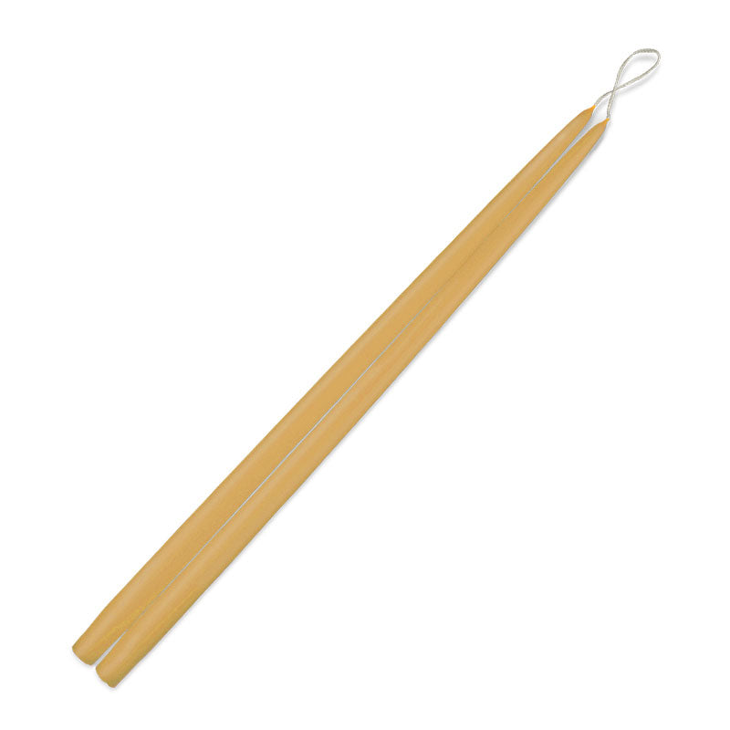24 inch taper candles pair - Cafe Au Lait
