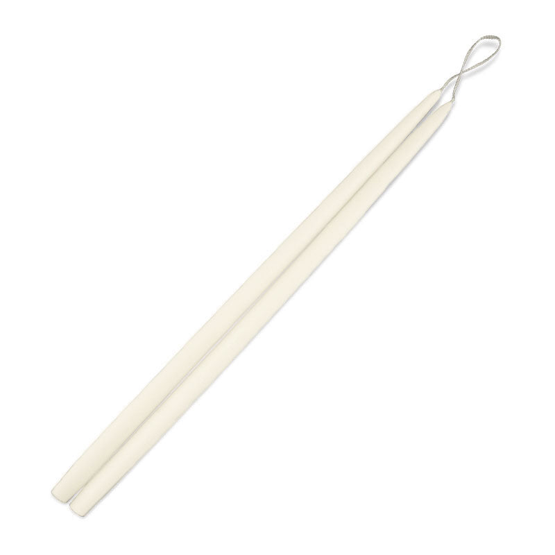 Taper Candles 24&quot; - 1 pair Ivory