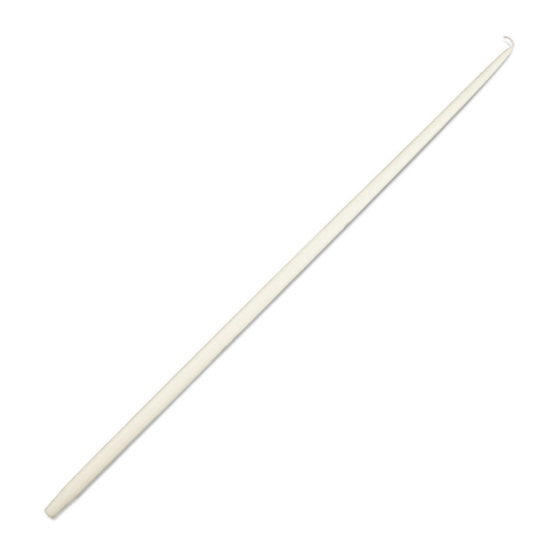 Ivory Taper Candle 36&quot;