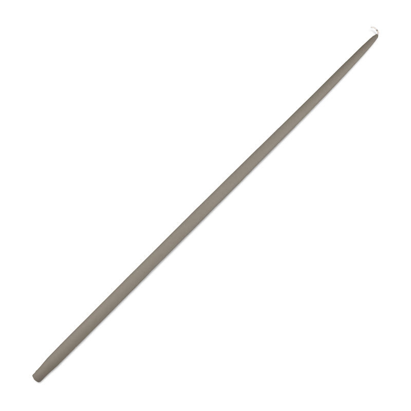 Paris Gray 36" taper candle with 7/8" diameter