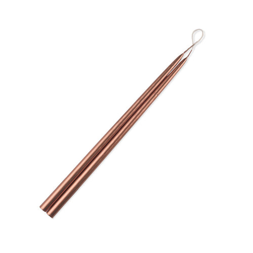 Taper Candles 12" - 12/box Metallic Copper