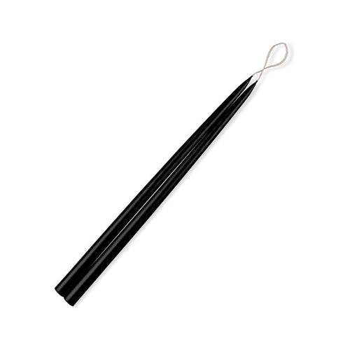 Taper Candles 12" - 12/box Metallic Onyx