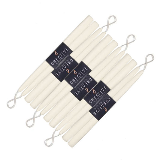 Taper Candles 12" - 12/box - ivory