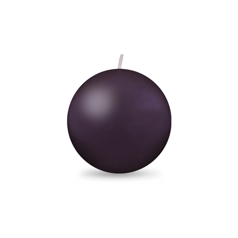 Ball Candle Md 2 3/8" 1 Piece Eggplant
