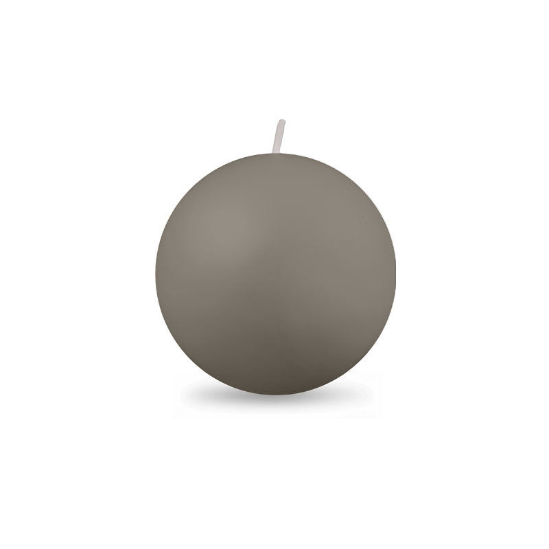 Ball Candle Md 2 3/8" 1 Piece Paris Gray