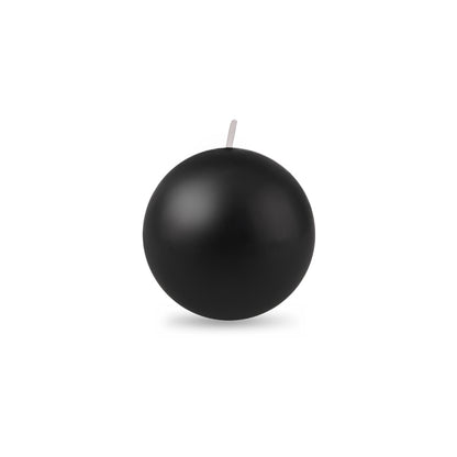 Ball Candle Sm 2" - 1 piece Black