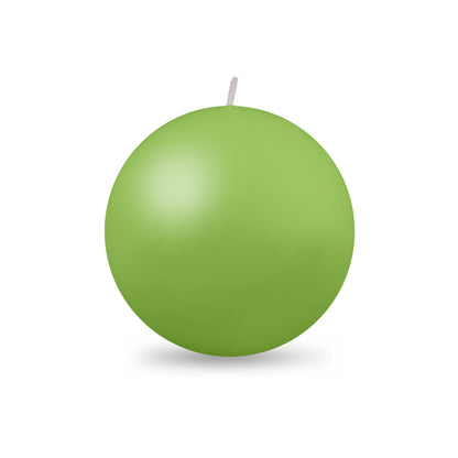 Ball Candle Lg 3 1/8" - 1 piece Lime Green