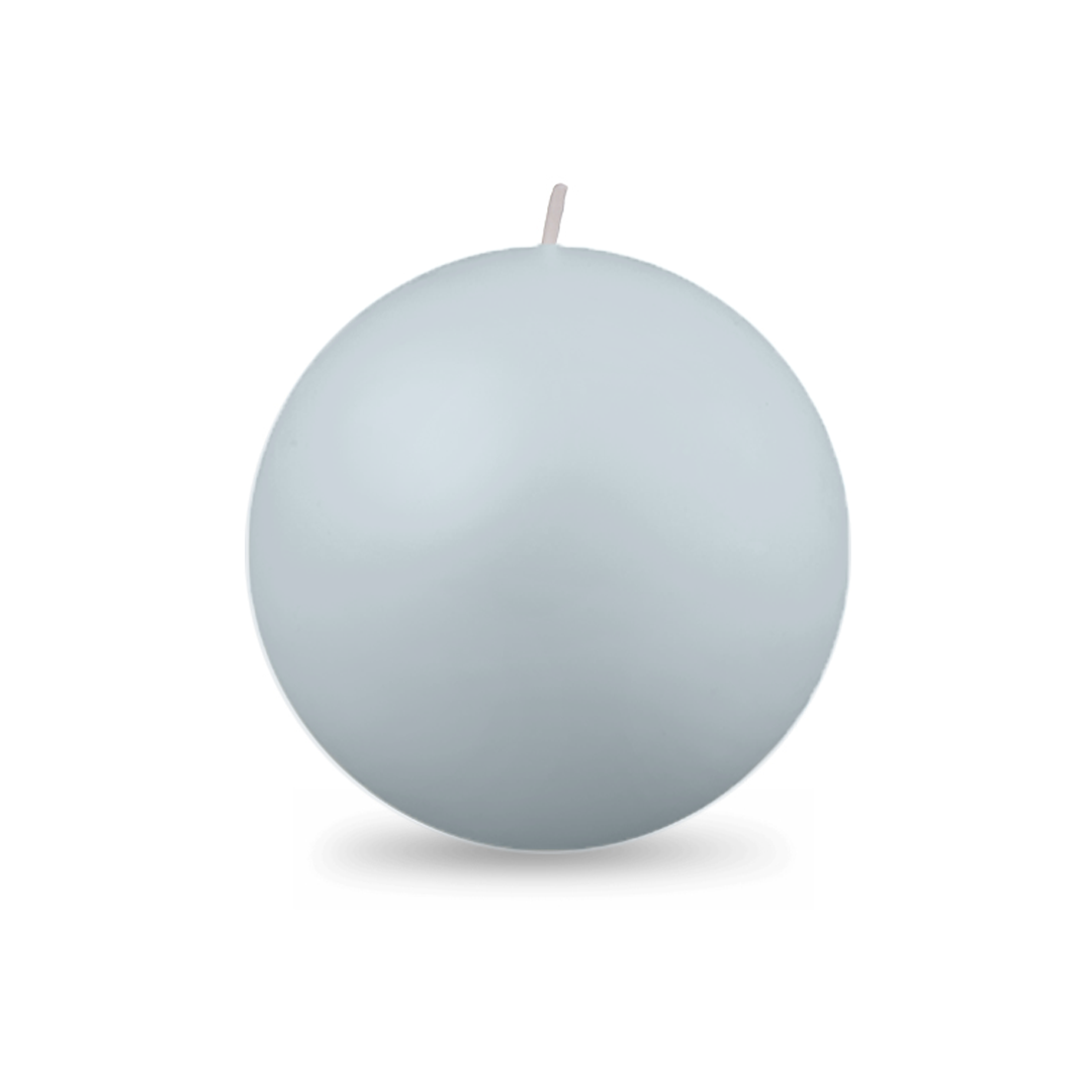 Ball Candle Lg 3 1/8" - 1 piece Misty Morning