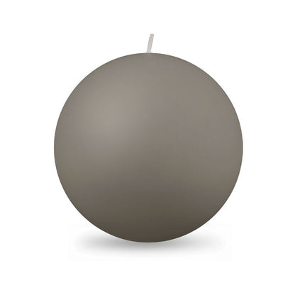 Ball Candle XL 4" - 1 piece Paris Gray