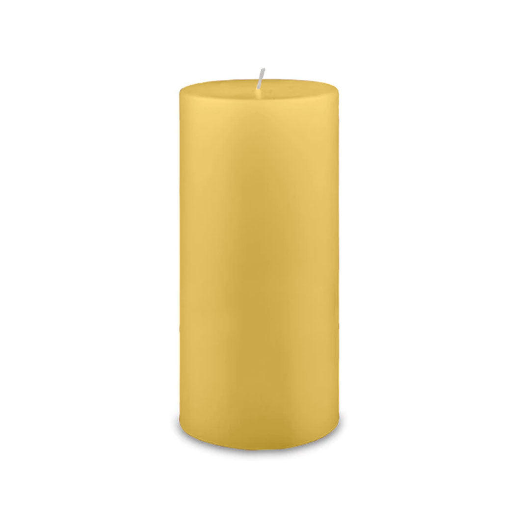 4" x 9" Classic Pillar Candle - honeysuckle yellow