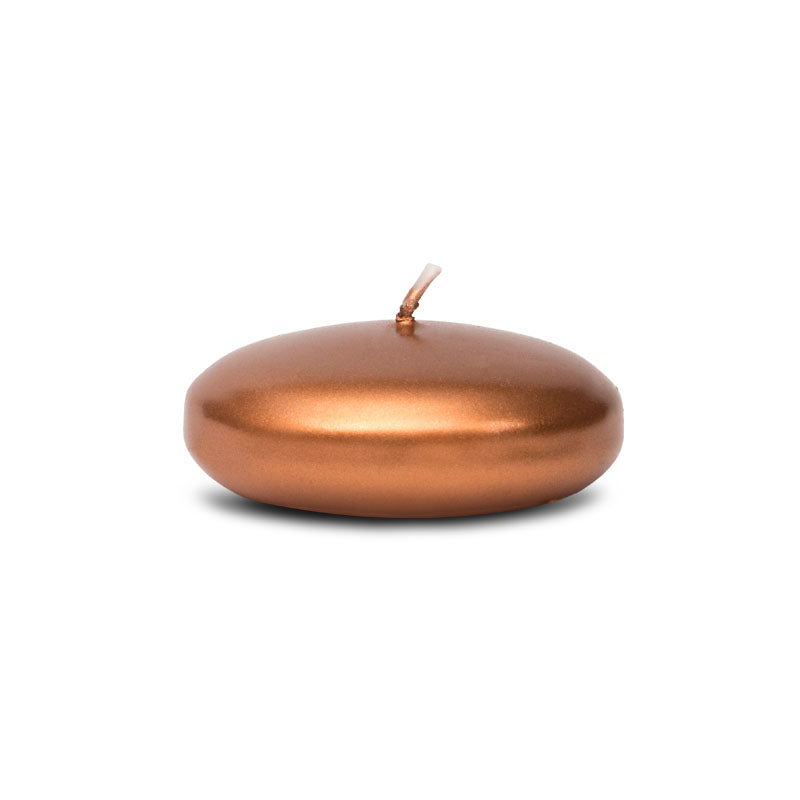 Metallic Floating Candles - Small 2 3/8" Copper