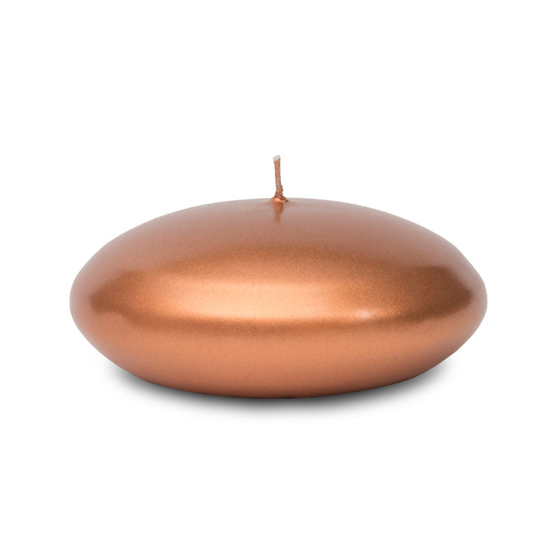 Metallic Floating Candles - Medium 3" Copper