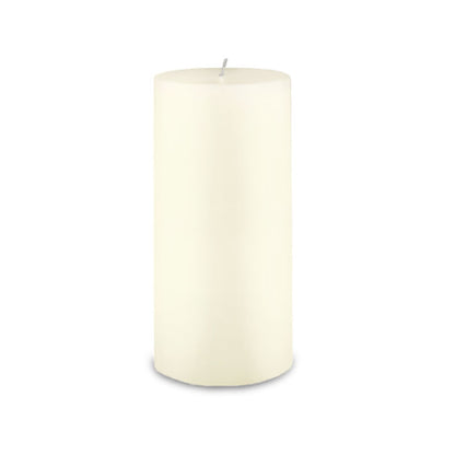 Contemporary Pillar Candle 4" x 9" Ivory