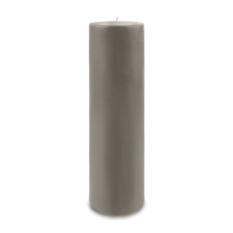 Contemporary Pillar Candle 3" x 12" Paris Gray