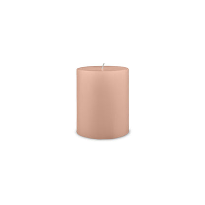 Classic Pillar Candle 3" x 4" - Barely Blush