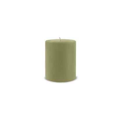 Classic Pillar Candle 3" x 4" - Desert Olive
