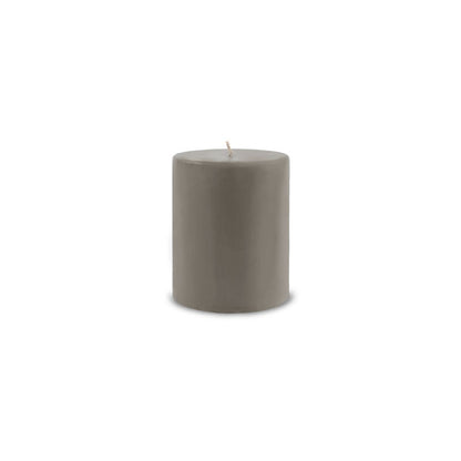 Classic Pillar Candle 3" x 4" - Paris Gray