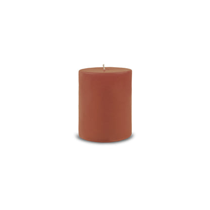 Classic Pillar Candle 3" x 4" - Terra Cotta