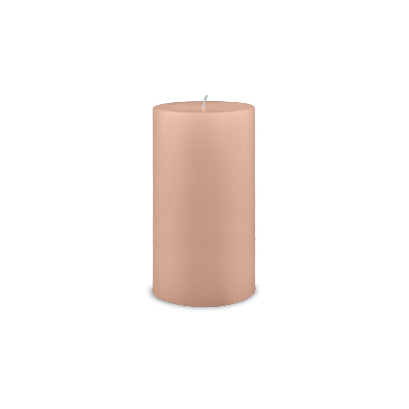 Classic Pillar Candle 3" x 6" - barely blush