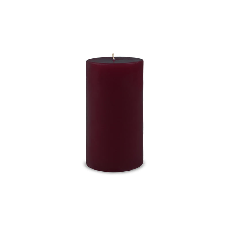 Classic Pillar Candle 3" x 6" - french bordeaux