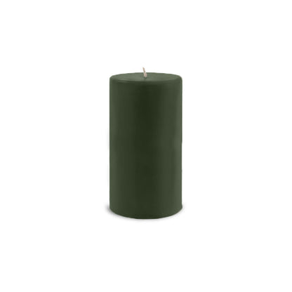 Classic Pillar Candle 3" x 6" - Hunter Green