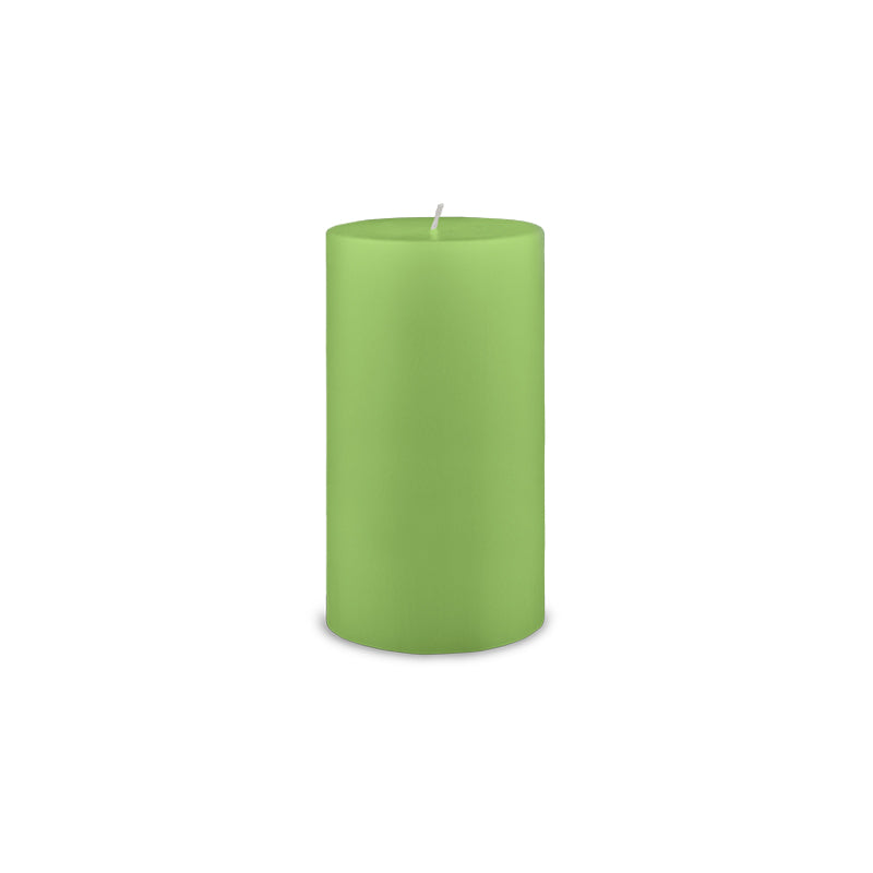 Classic Pillar Candle 3" x 6" - lime green