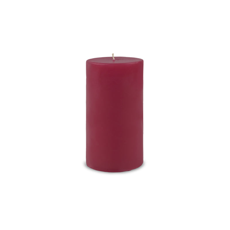 Classic Pillar Candle 3" x 6" - red