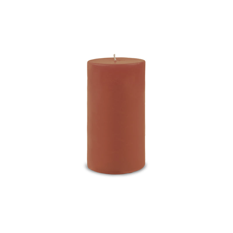 Classic Pillar Candle 3" x 6" - terra cotta