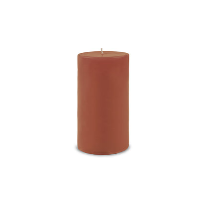 Classic Pillar Candle 3" x 6" - terra cotta