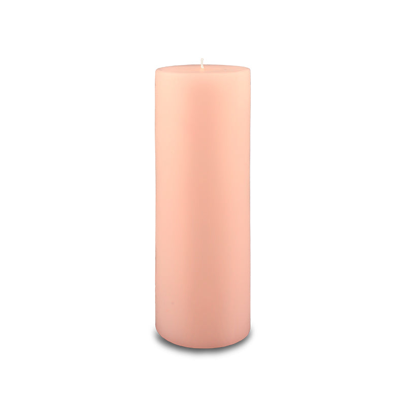 3" x 9" Classic Pillar Candle - barely blush