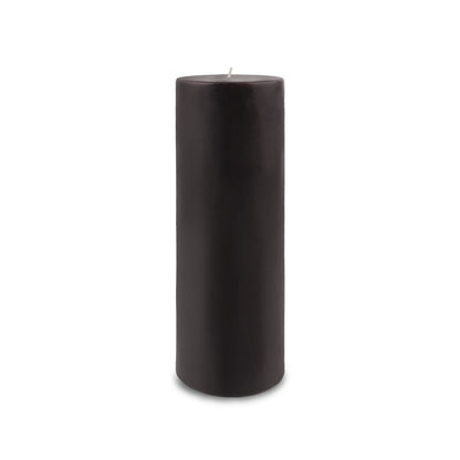 3" x 9" Classic Pillar Candle - black