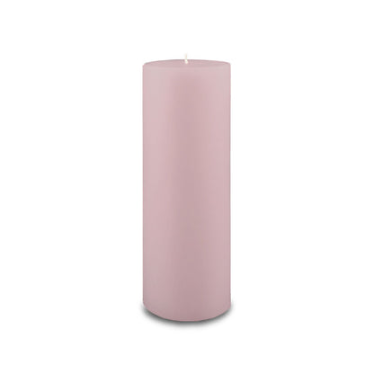 3" x 9" Classic Pillar Candle - mauvelous pink