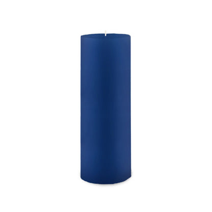 3" x 9" Classic Pillar Candle - royal blue