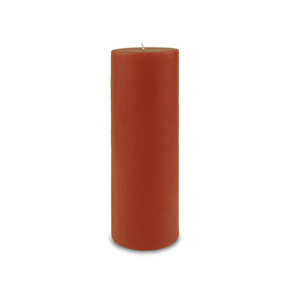 3" x 9" Classic Pillar Candle - rust