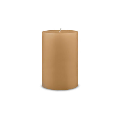 Contemporary Pillar Candle 4" x 6" Cafe Au Lait