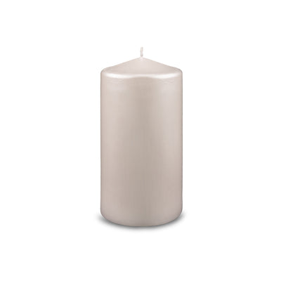 3" x 6" Metallic Pillar Candle