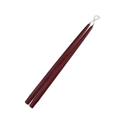 French Brown 15" Taper Candle 1 Pair