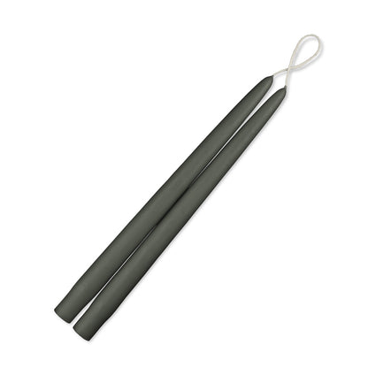 Taper Candles 12" - 1 pair - pewter