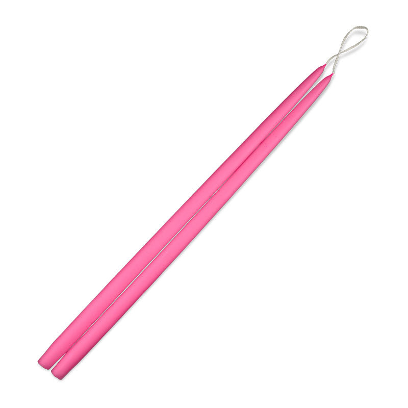 Taper Candles 24" - 1 pair Hot Pink