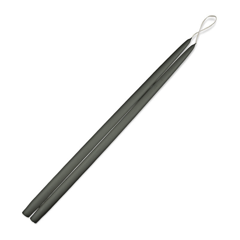 Taper Candles 24" - 1 pair Pewter