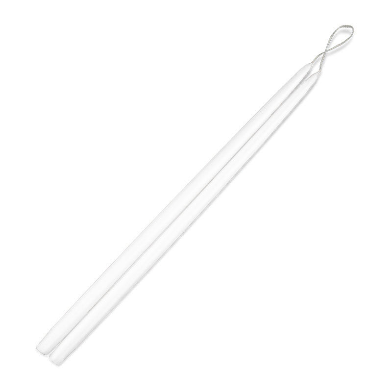 Taper Candles 24" - 1 pair White