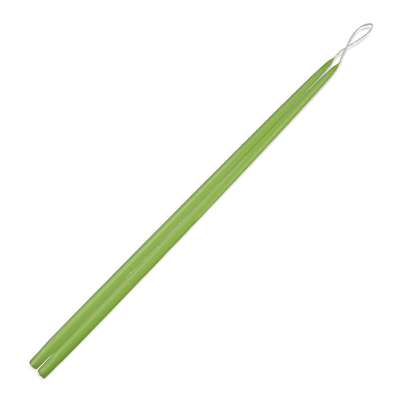 Taper Candles 30" - 1 pair Lime Green