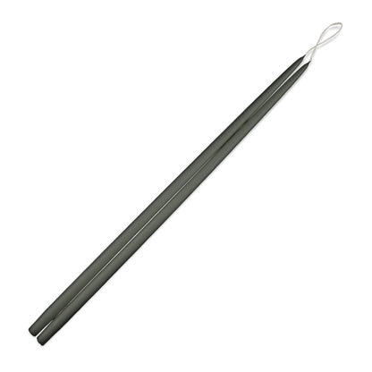 Taper Candles 30" - 1 pair Pewter