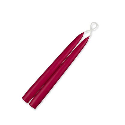 Taper Candles 9" - 1 pair Red