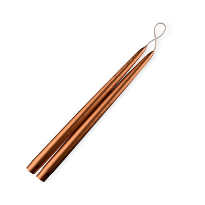 12" Metallic Taper Candles - 12/box